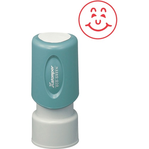 STAMP,RND,5/8",HAPPYFACE,RD