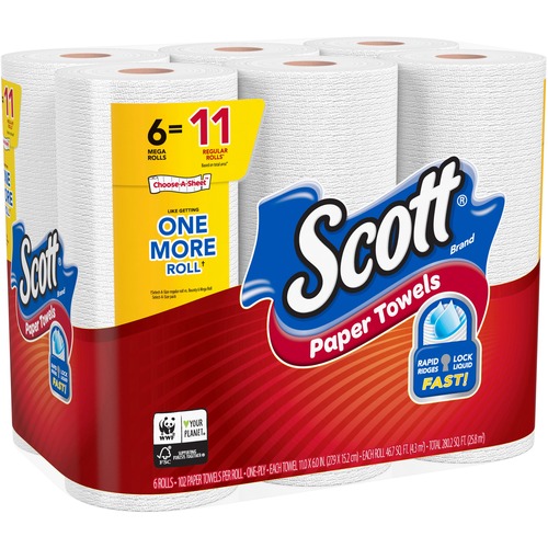 TOWEL,SCOTT,MEGA ROLL,102SH