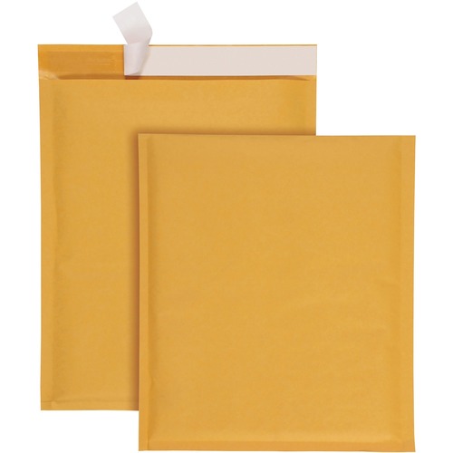 Quality Park  Bubble Mailer,w/ Mailing Labels,9"x12",10/BX,Kraft