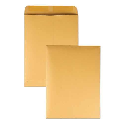 CATALOG ENVELOPE, #12 1/2, SQ FLAP, GUMMED CLOSURE, 9.5 X 12.5, BROWN KRAFT, 250/BOX