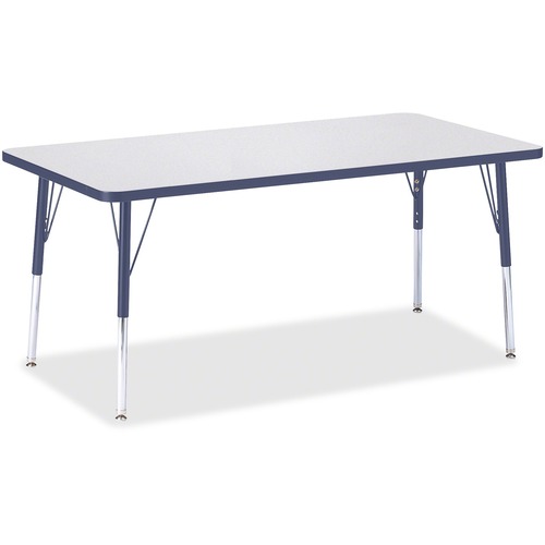 Jonti-Craft, Inc.  Activity Table, Rectangle, 24"-31"x30"x60", Navy