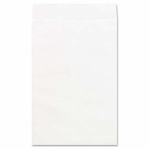 DELUXE TYVEK ENVELOPES, #15, SQUA FLAP, SELF-ADHESIVE CLOSURE, 10 X 15, WHITE, 100/BOX