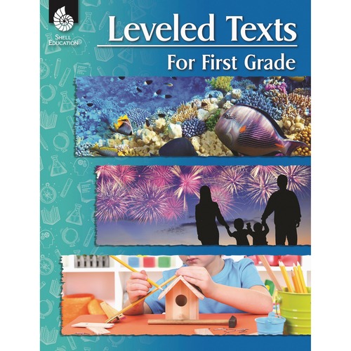 Shell Education Teacher Created Materials  Leveled Texts for First Grade, 144-Page, 8-1/2"Wx11"H, Multi