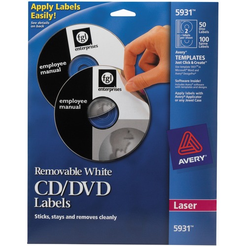 LABEL,LSR,REMV,CD/DVD,150PC