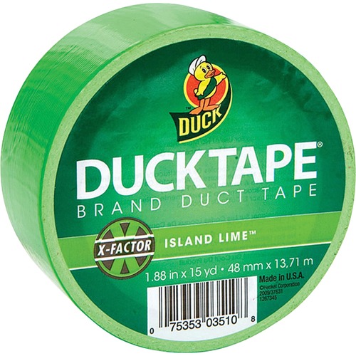 Duck Brand  Duck Tape, 1.88"x15 Yards, Neon Green