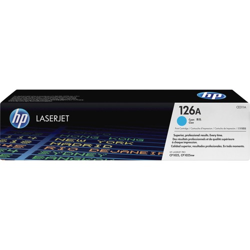 Hewlett-Packard  Toner Cartridge, 1000 Page Yield, Cyan