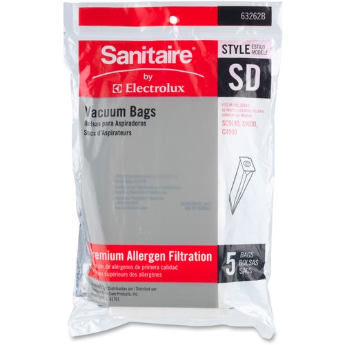 Sd Premium Allergen Vacuum Bags For Sc9100 Series, 50/case