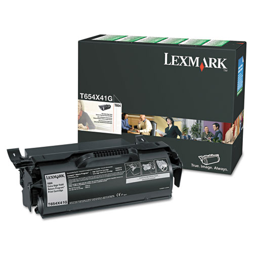 Lexmark T654X41 Black OEM Extra High Yield Print Cartridge