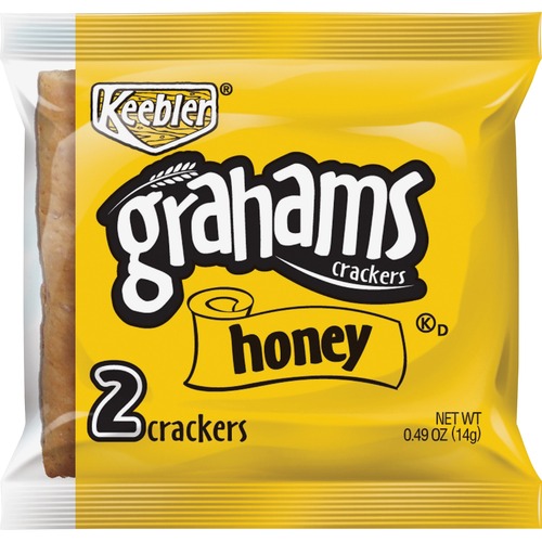 Keebler Co.  Honey Graham Crackers, Whole-Grains, 0.49 oz., 200PK/CT, AST