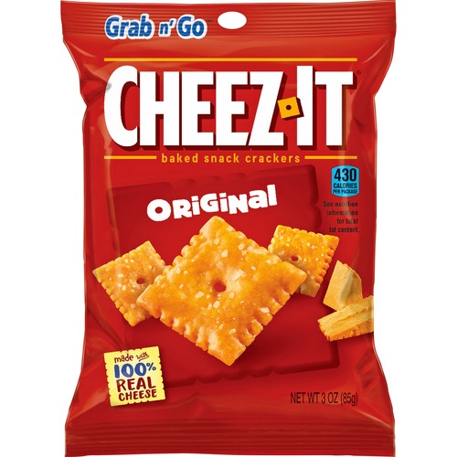 Keebler Co.  Cheez-It Snack Crackers, 3 oz., 6/BX, Original