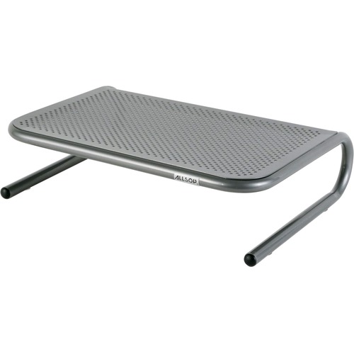 METAL ART JR. MONITOR STAND, 14.75" X 11" X 4.25", PEWTER, SUPPORTS 40 LBS
