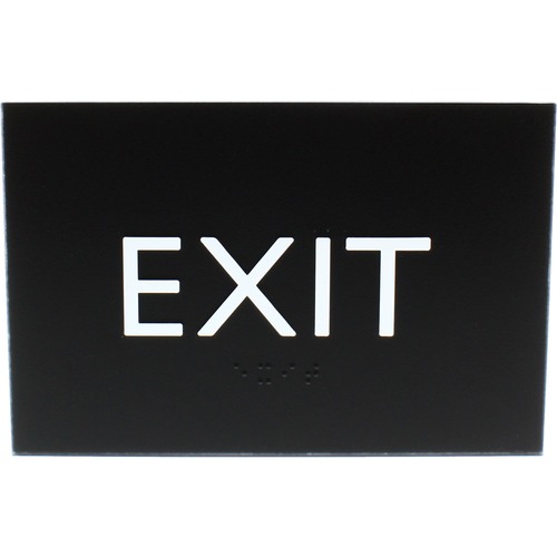 SIGN,4.5"X,6.75",ADA,EXIT