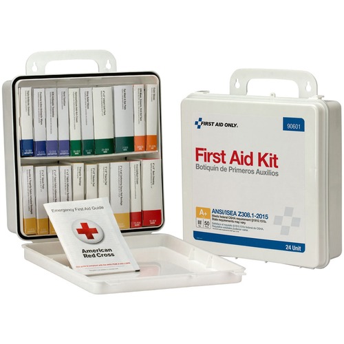 Unitized Weatherproof Ansi Class A+ First Aid Kit For 50 People, 24 Units