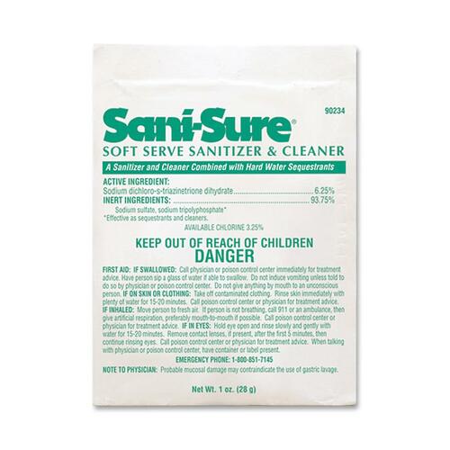 CLEANER,SANITIZER,SOFT-SRVE