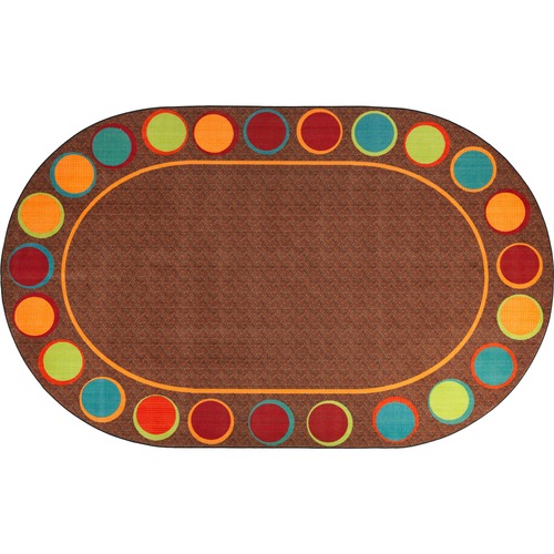 RUG,SITSPOTS,7'6"X12',OVAL