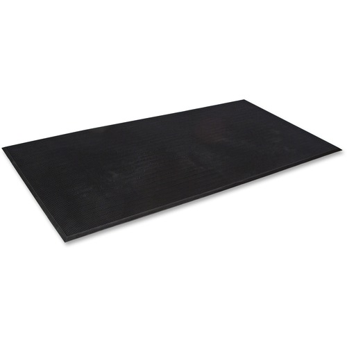 Mat-A-Dor Entrance/antifatigue Mat, Rubber, 36 X 72, Black