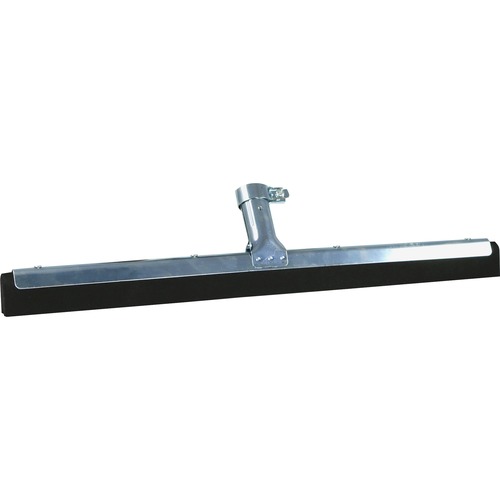 Water Wand Standard Floor Squeegee, 22" Wide Blade, Black Rubber, Insert Socket