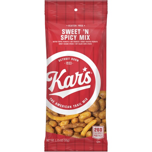 Kars Nuts  Sweet N Spicy Trial Mix, 1.75 oz., 24/BX