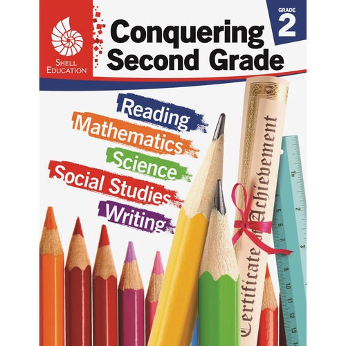 Shell Education Teacher Created Materials  Conquering Second Grade, 168-Page, 8-1/2"Wx2-/5"Lx11"H, MI