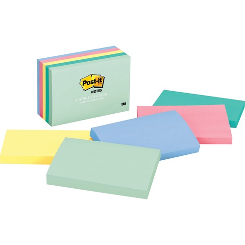 Original Pads In Marseille Colors, 3 X 5, 100-Sheet, 5/pack