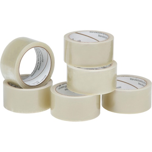 7510015796871 SKILCRAFT ECONOMY PACKAGE SEALING TAPE, 3" CORE, 2" X 55 YDS, CLEAR, 6/PACK