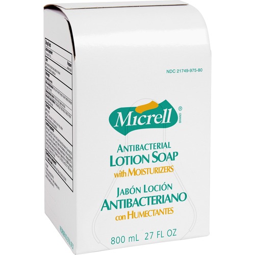 ANTIBACTERIAL LOTION SOAP REFILL, LIGHT SCENT, LIQUID, 800 ML