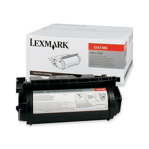 Lexmark 12A7365 Black OEM Toner Cartridge