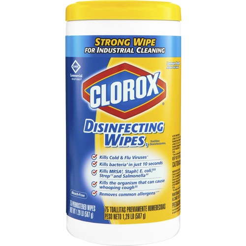 WIPES,DISINFECTING,LMN,75CT