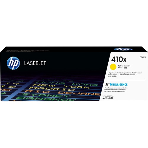 Hewlett-Packard  Toner Cartridge, HP 410X, 5000 Page Yield, Yellow