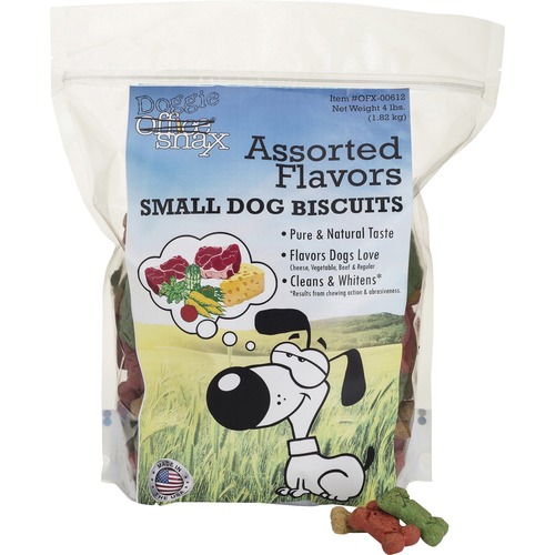 DOGGIE BISCUITS, ASSORTED, 4 LB BAG