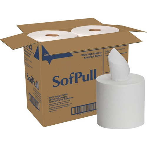 Sofpull Perforated Paper Towel, 7 4/5 X 15, White, 560/roll, 4 Rolls/carton