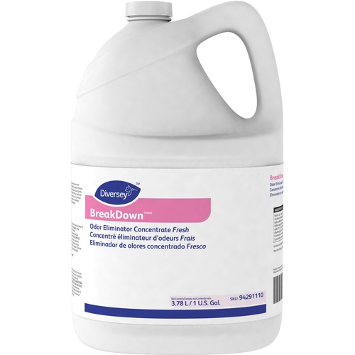 BREAKDOWN ODOR ELIMINATOR, FRESH SCENT, LIQUID, 1 GAL BOTTLE