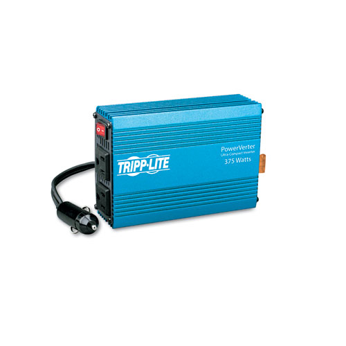 POWERVERTER ULTRA-COMPACT CAR INVERTER, 375W, 12V INPUT/120V OUTPUT, 2 OUTLETS