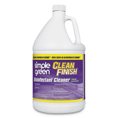 CLEAN FINISH DISINFECTANT CLEANER, 1 GAL BOTTLE, HERBAL