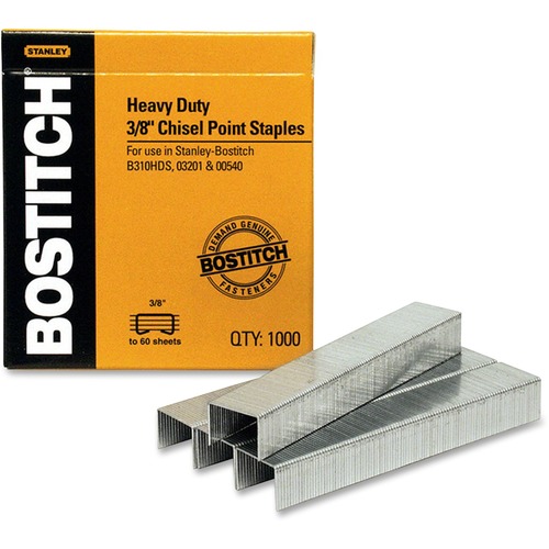 STAPLES,HVYDUTY,3/8",1000CT