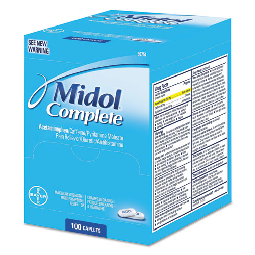 Complete Menstrual Caplets, Two-Pack, 50 Packs/box