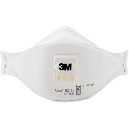 3M  Particulate Respirator, N95, Standard SZ, 10/BX, White