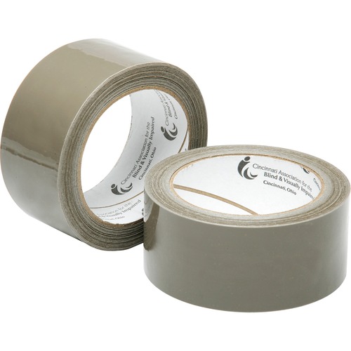 7510000797906 SKILCRAFT PACKAGE SEALING TAPE, 3" CORE, 2" X 60 YDS, TAN