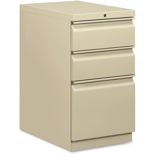 EFFICIENCIES MOBILE BOX/BOX/FILE PEDESTAL, 15W X 22.88D X 28H, PUTTY