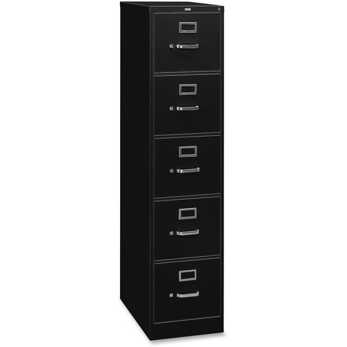 310 SERIES FIVE-DRAWER FULL-SUSPENSION FILE, LEGAL, 18.25W X 26.5D X 60H, BLACK