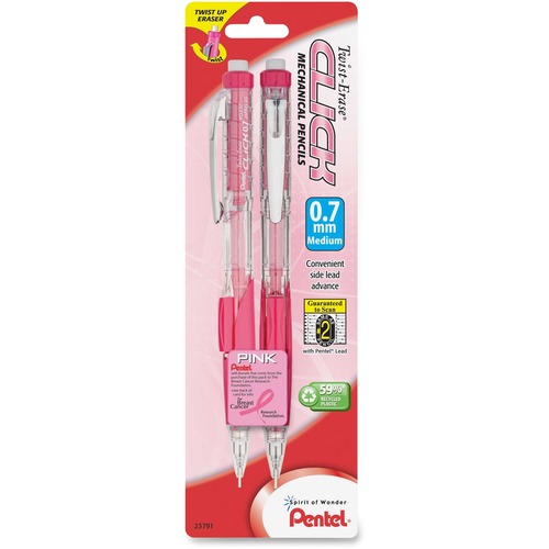 PENCIL,TWT-ERCLK,2-PK,BCA