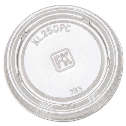 Portion Cup Lids, Fits 1.5-2.5oz Cups, Clear