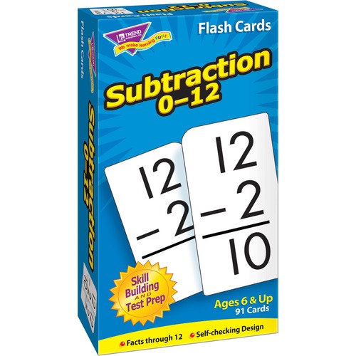 CARDS,FLASH,SUBTRCTION,0-12