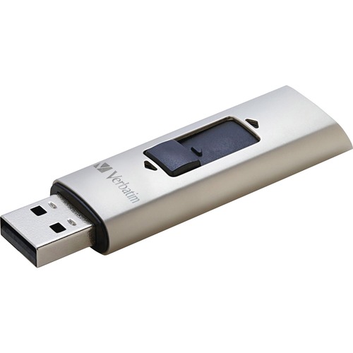 Verbatim  Store N Go Flash Drive, 128GB, USB 3.0, Silver