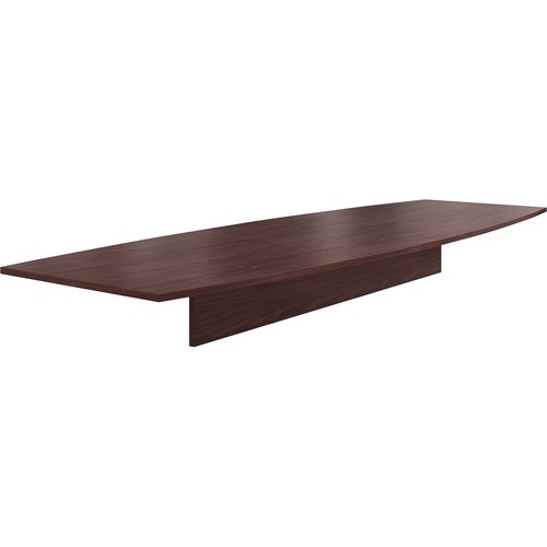 The HON Company  Conference Tabletop, Boat-shaped, 144"x48"x1-1/8", Mahogany