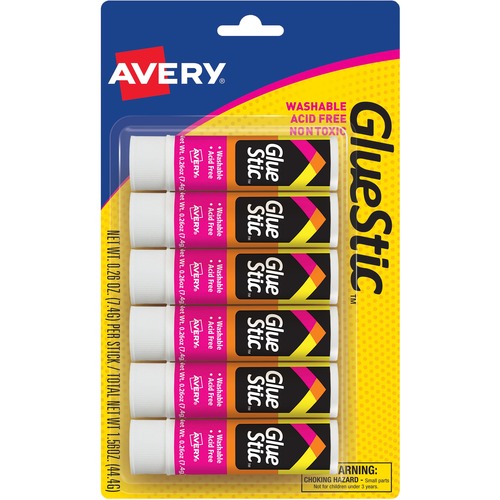 GLUE,STICK,26OZ,6/PK,CLR