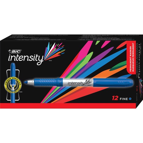 INTENSITY PERMANENT MARKER, FINE BULLET TIP, DEEP SEA BLUE, DOZEN