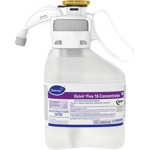 Diversey Care  Disinfectant Cleaner, One-step, 1.4L, 2/CT, Clear