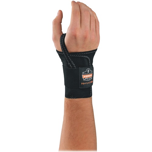 Proflex 4000 Wrist Support, Right-Hand, Medium (6-7"), Black