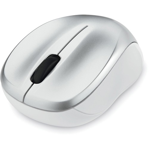 SILENT WIRELESS BLUE LED MOUSE, 2.4 GHZ FREQUENCY/32.8 FT WIRELESS RANGE, LEFT/RIGHT HAND USE, SILVER